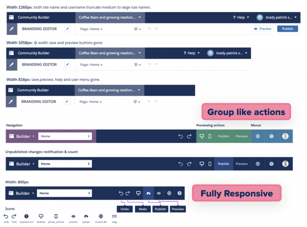 Builder Navigation 